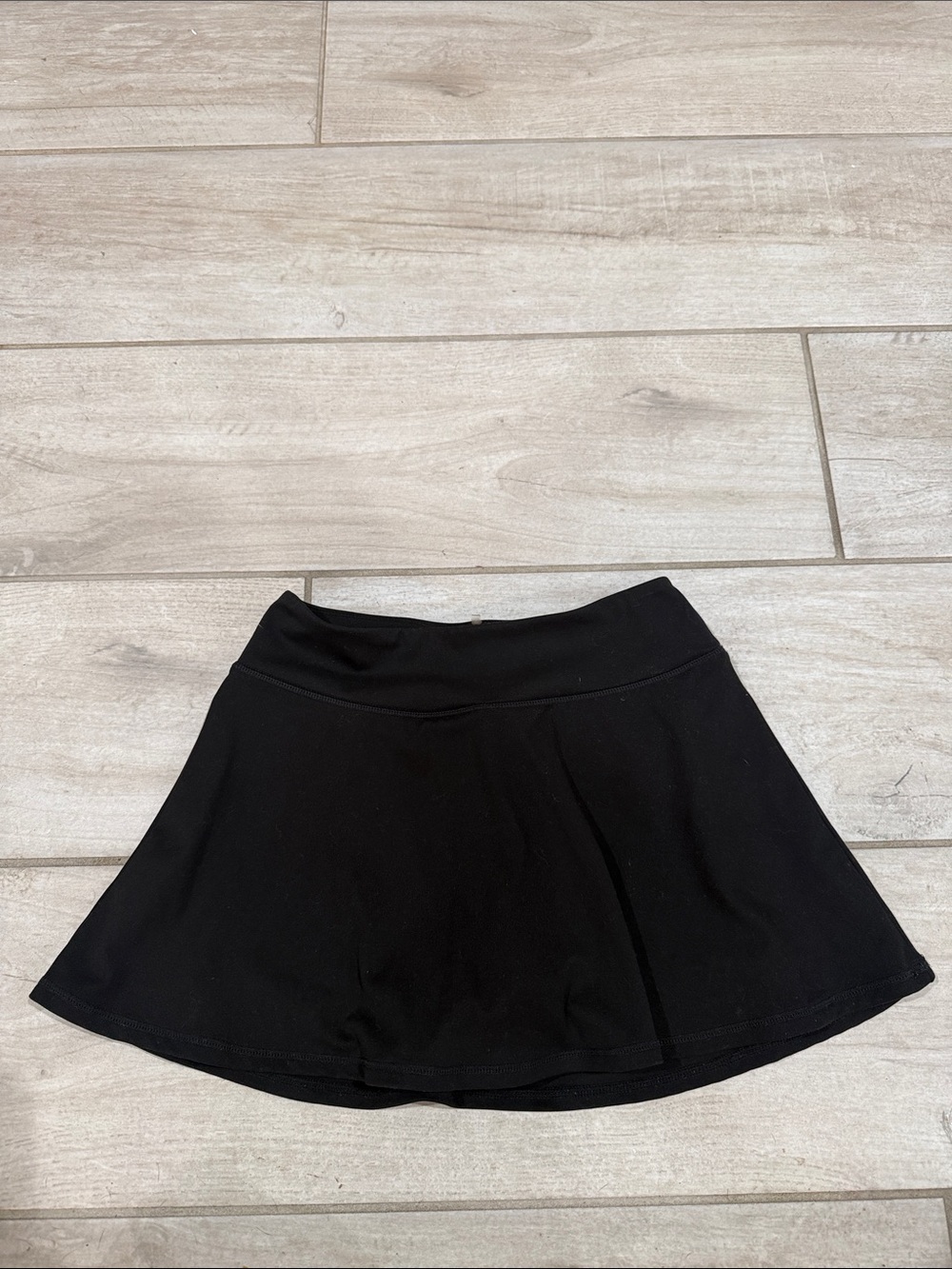 Garage Black High-Waist Mini Skirt